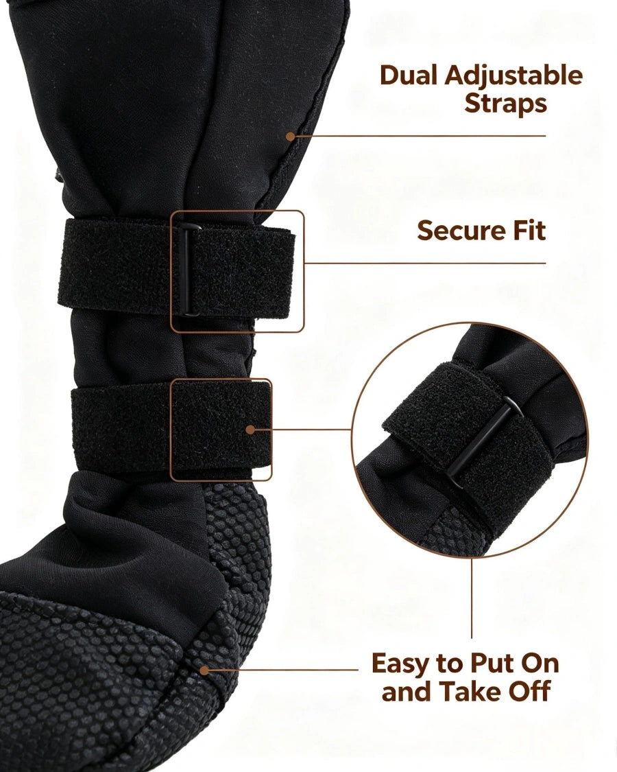 Pawsupport Long Cuff Dog Protective Boot – Anti-Slip Polyester, Post-Surgery Paw Cover, Prevent Licking