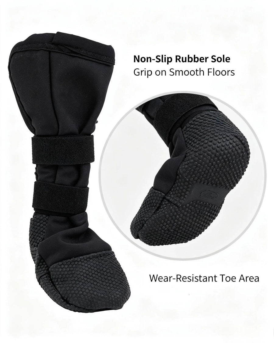 Pawsupport Long Cuff Dog Protective Boot – Anti-Slip Polyester, Post-Surgery Paw Cover, Prevent Licking
