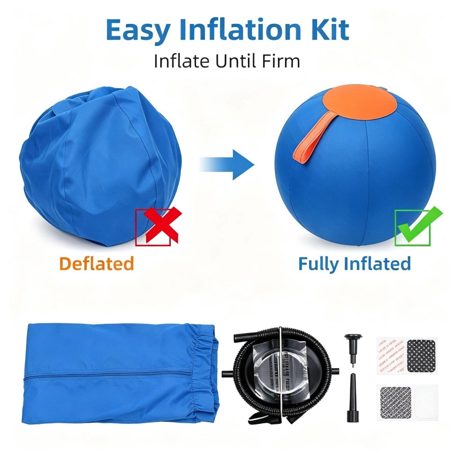 Dog Herding Ball – Inflatable Interactive Play Ball for High Energy Dogs | S/M/L