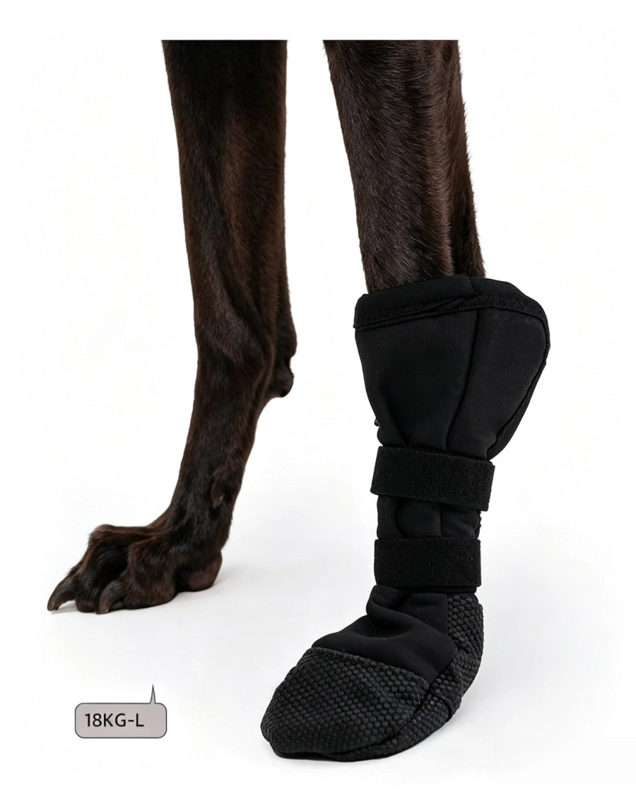Pawsupport Long Cuff Dog Protective Boot – Anti-Slip Polyester, Post-Surgery Paw Cover, Prevent Licking