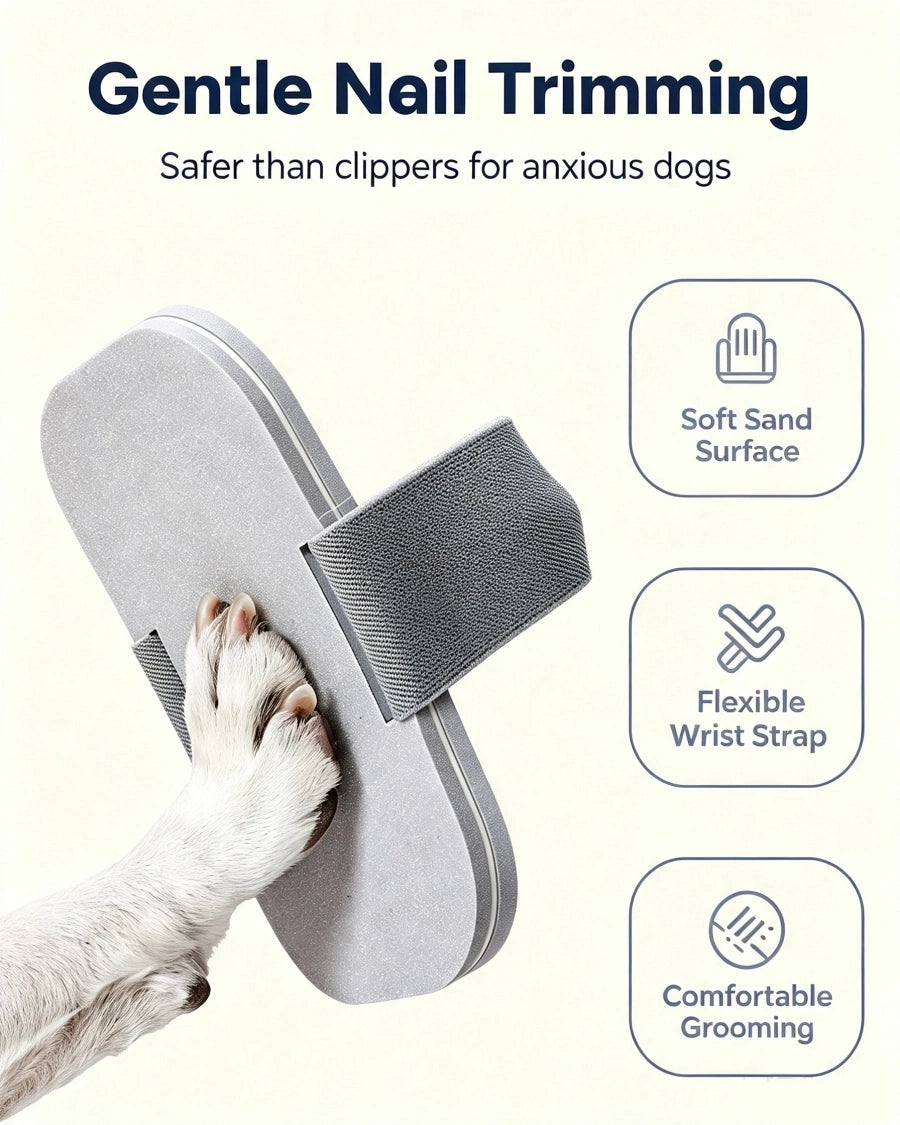 Pawsupport Dog Scratch Board Pad for Senior Dogs – Natural Nail Care, EVA Non-Slip, Small Medium Dogs