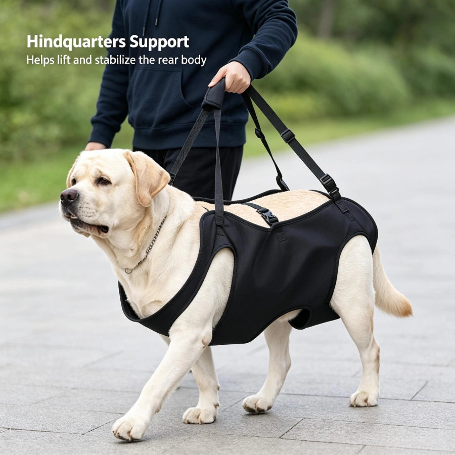 Pawsupport Full Body Dog Support Harness – Oxford Fabric Lift Sling for Senior Injured Arthritic Dogs PD60213