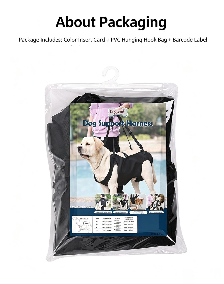 Pawsupport Full Body Dog Support Harness – Oxford Fabric Lift Sling for Senior Injured Arthritic Dogs PD60213