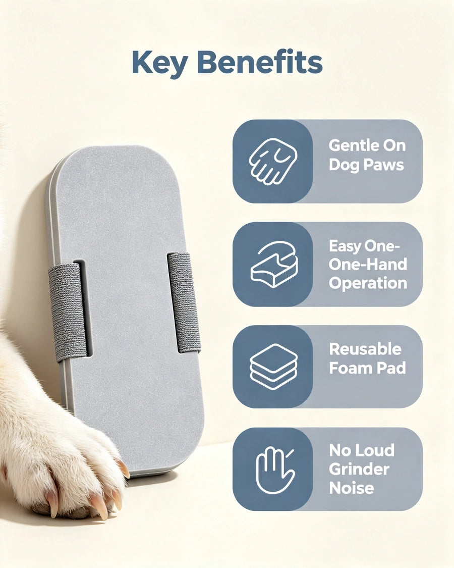 Pawsupport Dog Scratch Board Pad for Senior Dogs – Natural Nail Care, EVA Non-Slip, Small Medium Dogs